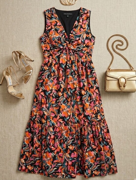 French Connection Dresses & Skirts - FRENCH CONNECTION Floral Maxi Dress 100% Cotton
